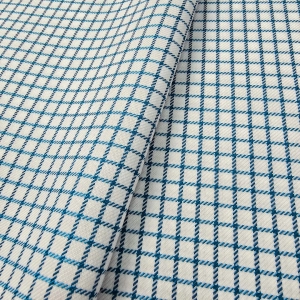 ŻAKARD WODOODPORNY Kratka - obrusowa niebieska