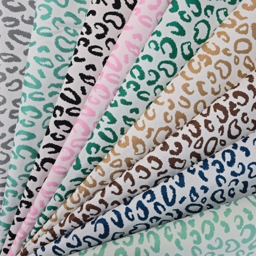 ŻAKARD WODOODPORNY Panterka błękitna