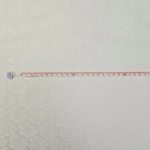 ŻAKARD WODOODPORNY Kwiaty 3D ecru