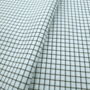 ŻAKARD WODOODPORNY Kratka - obrusowa brązowa jasna