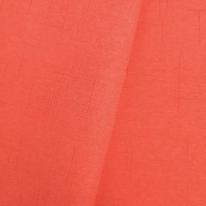 ŻAKARD WODOODPORNY Kreski pomarańczowo-czerwone