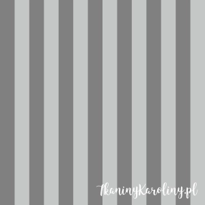 TKANINA WODOODPORNA OXFORD Pasy leżakowe - szare ciemne 3,5 cm [6-8]