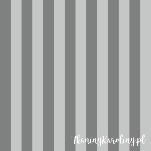 TKANINA WODOODPORNA OXFORD Pasy leżakowe - szare ciemne 3,5 cm