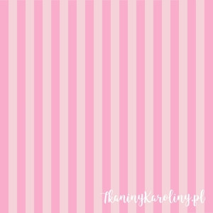 TKANINA WODOODPORNA OXFORD Pasy leżakowe - różowe 3,5 cm [6-8]
