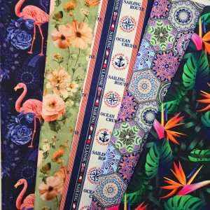 Zestaw 10 tkanin wodoodpornych 5 x 0,5 mb