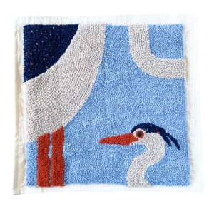 Panel dekoracyjny CZAPLA 40x40 cm