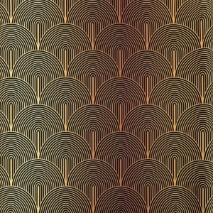 OD RĘKI TKANINA WODOODPORNA OXFORD Art deco tęcza 