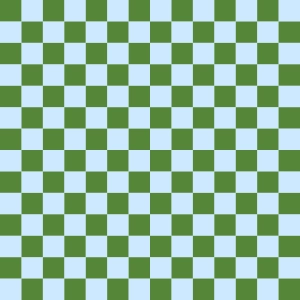 Tkanina OXFORD wodoodporna Kratka 2 cm - zielono - błękitna [na zamówienie]