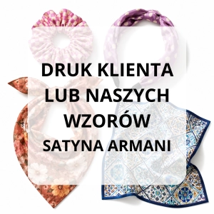 Satyna delikatna Armani - Druk dowolne wzory nasze i Twoje