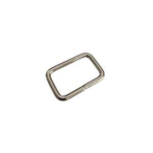 Prostokąt / uchwyt 25*15*3 mm kolor srebrny (cienki)