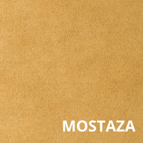 Munich Suede Tkanina tapicerska zamszowa Mostaza