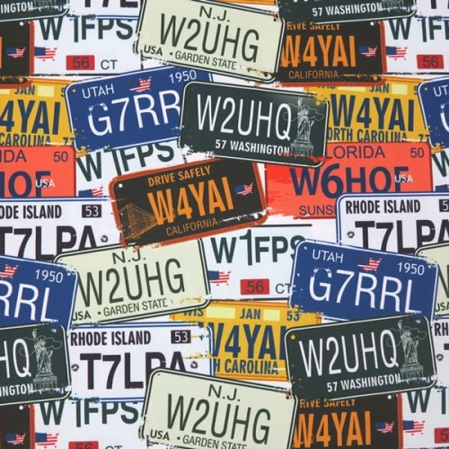 TKANINA WODOODPORNA OXFORD Tablice rejestracyjne [6-8]