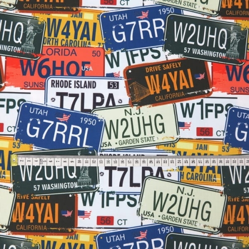 TKANINA WODOODPORNA Tablice rejestracyjne