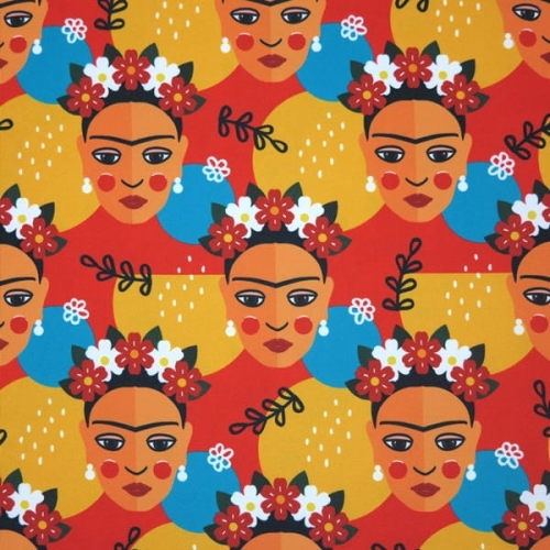 TKANINA WODOODPORNA Meksykański wzór - dziewczyna