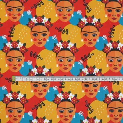 TKANINA WODOODPORNA Meksykański wzór - dziewczyna
