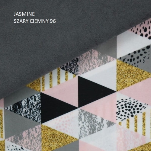 WELUR TAPICERSKI Trójkąty różowo-złote