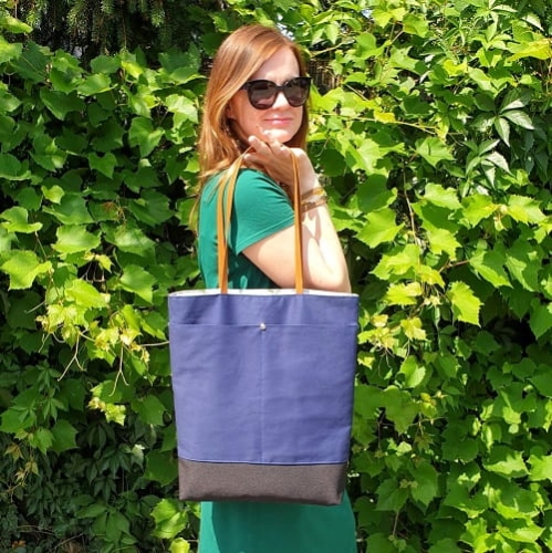 Wykrój - torebka miejska (dwa rozmiary)