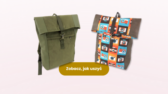 Plecak z ukrytą kieszenią - instrukcja szycia
