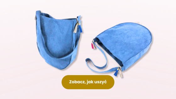 Półokrągła torebka - instrukcja szycia