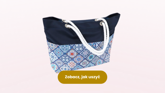Torba plażowa - instrukcja szycia
